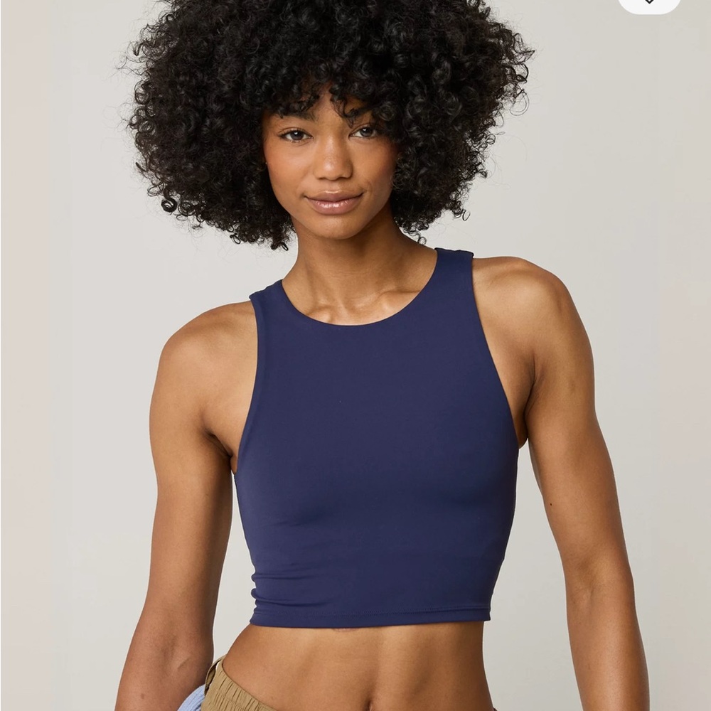 OFFLINE By Aerie Real Me XTRA High Neck Sports Bra - Mystical Green